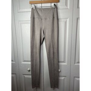 Aritzia Wilfred Free Daria Tan Taupe Faux Suede Pant Leggings Women's Medium M